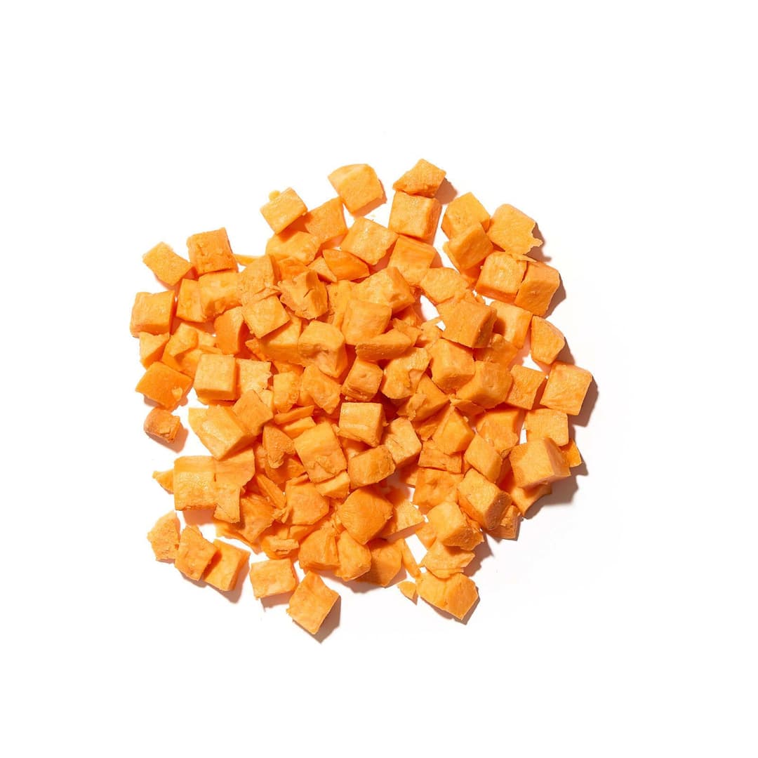 Sætar kartöflur teningar