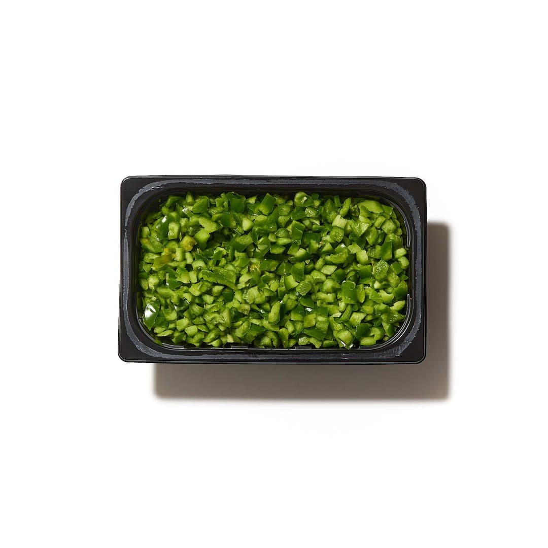 Paprika græn söxuð