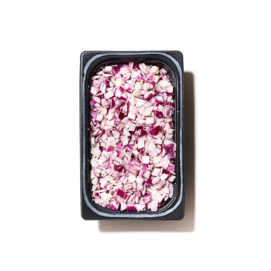 Rauðlaukur saxaður