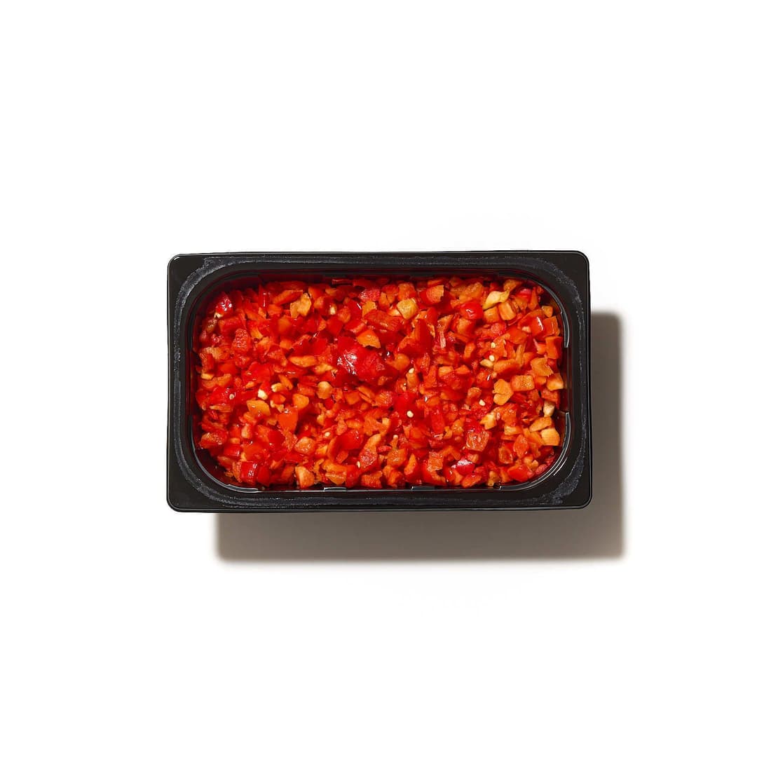 Paprika rauð söxuð