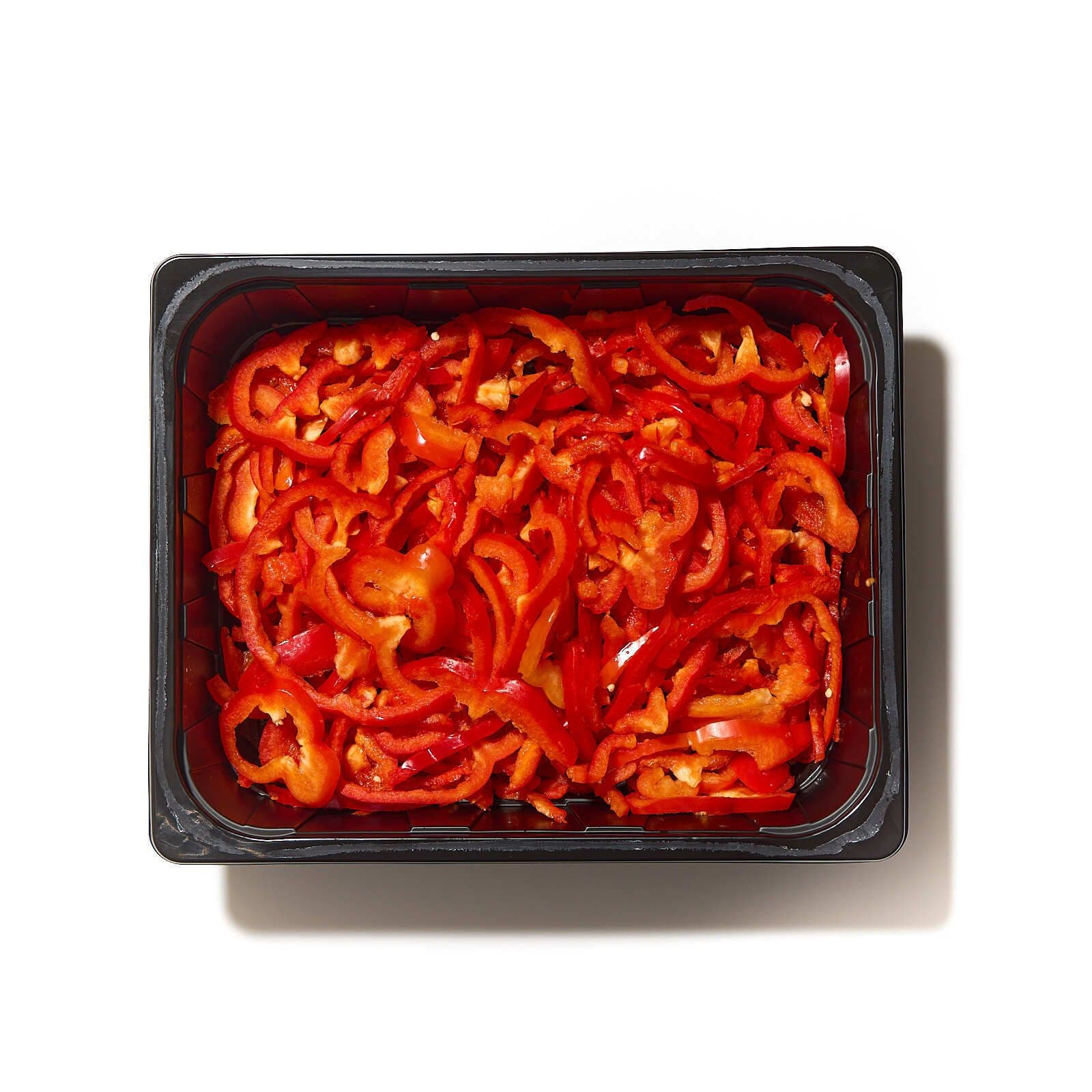 Paprika rauð sneidd