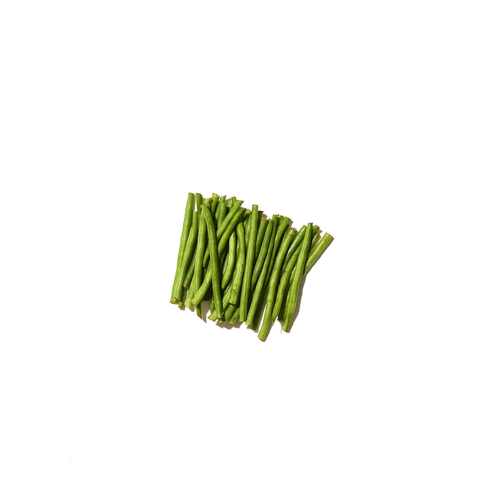 Haricots verts baunir pakkaðar