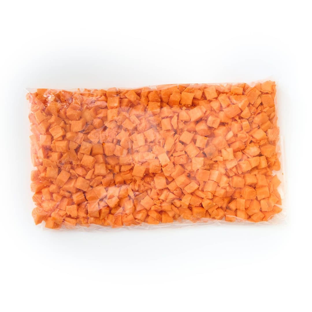 Sætar kartöflur teningar