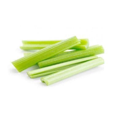 Sellerí snyrt pakkað